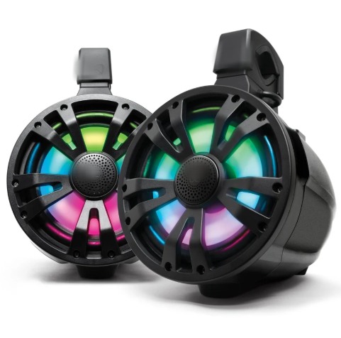 Golf cart audio speakers and accessories