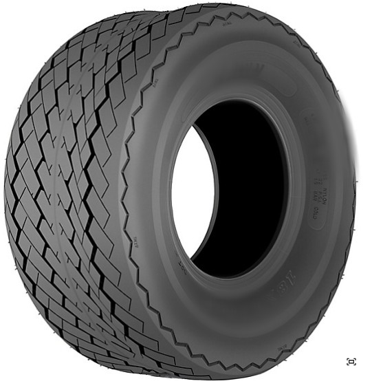 Golf cart tire tread close-up