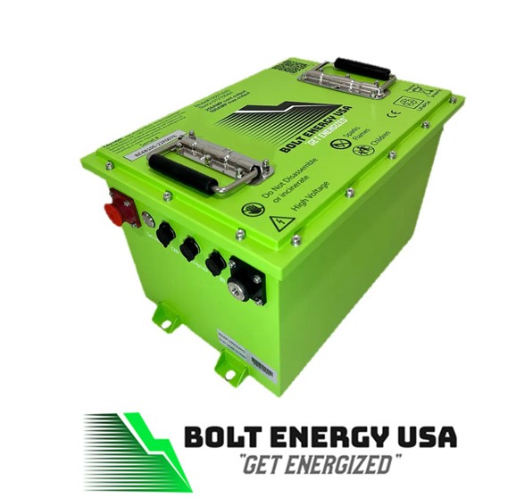 Bolt Energy USA lithium golf cart battery