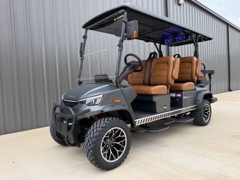 2026 Dach Apollo 4+2 in charcoal — 6-passenger golf cart at Aledo Golf Carts