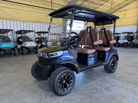 2026 Madjax Ascent in blue — 4-passenger golf cart at Aledo Golf Carts